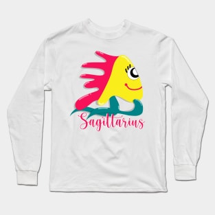 12 Zodiac Signs Astrology - Sagittarius Long Sleeve T-Shirt